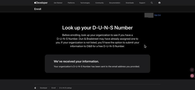 D-U-N-S 查询成功