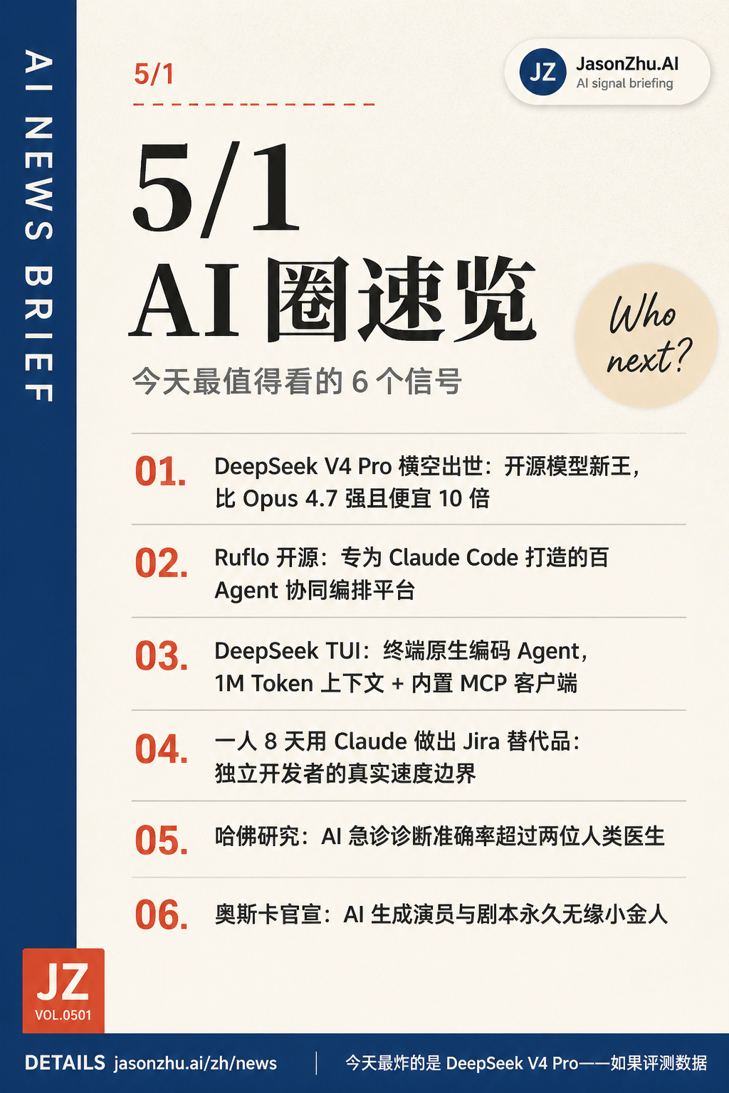 AI 快讯 · 5月1日