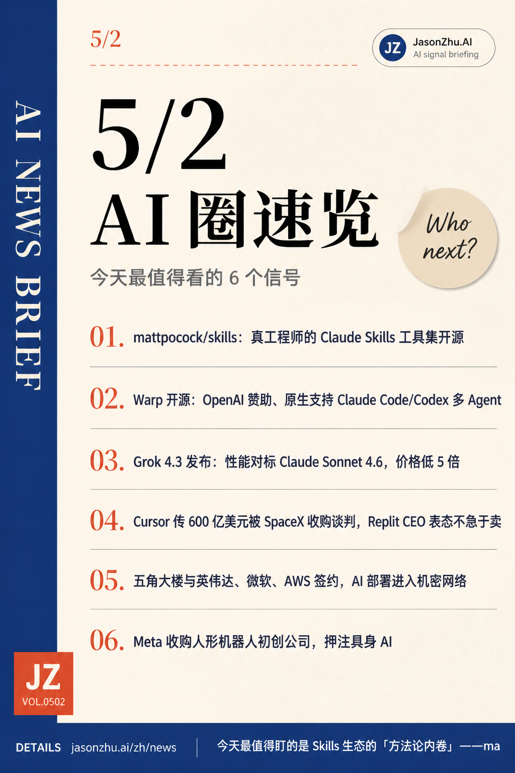 AI 快讯 · 5月2日