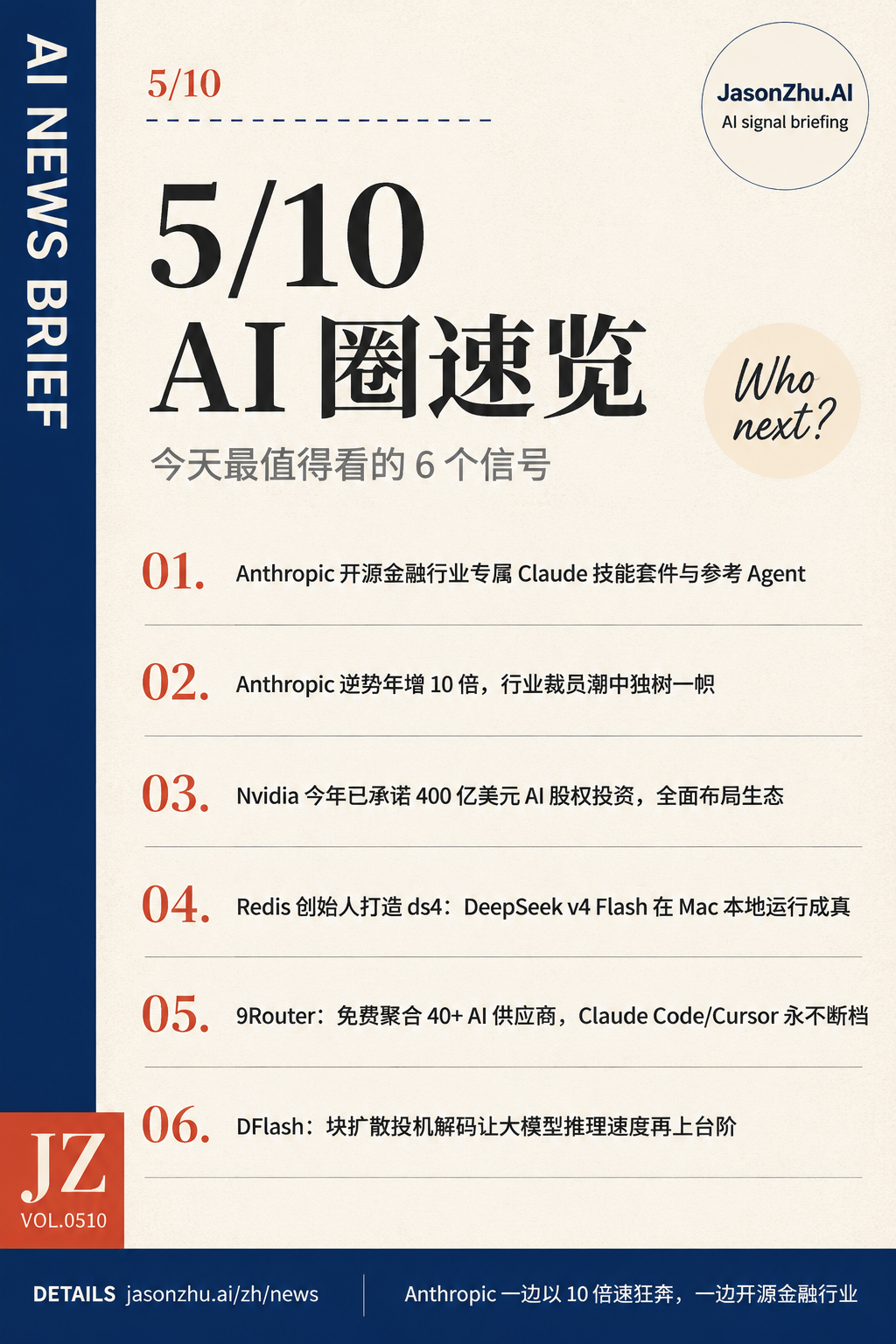 AI 快讯 · 5月10日