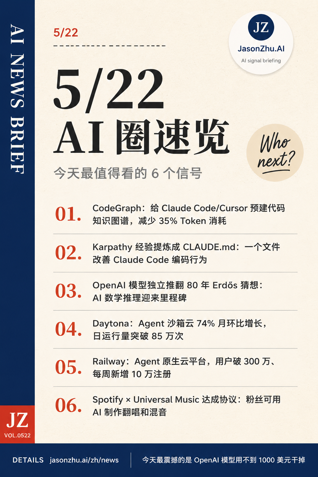 AI 快讯 · 5月22日
