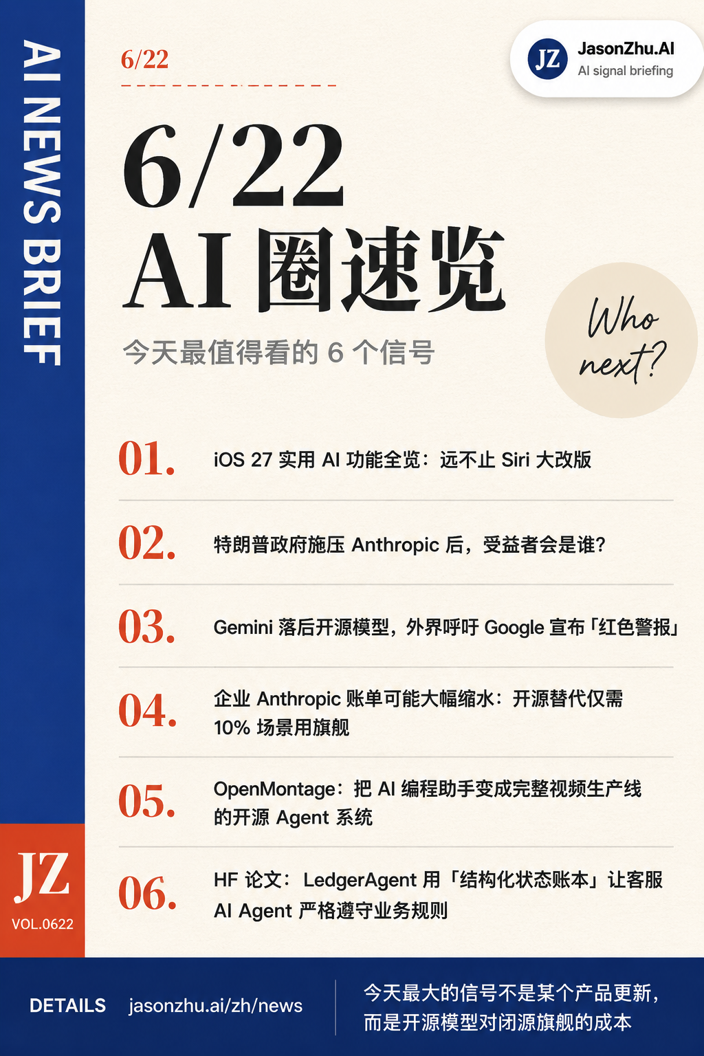 AI 快讯 · 6月22日